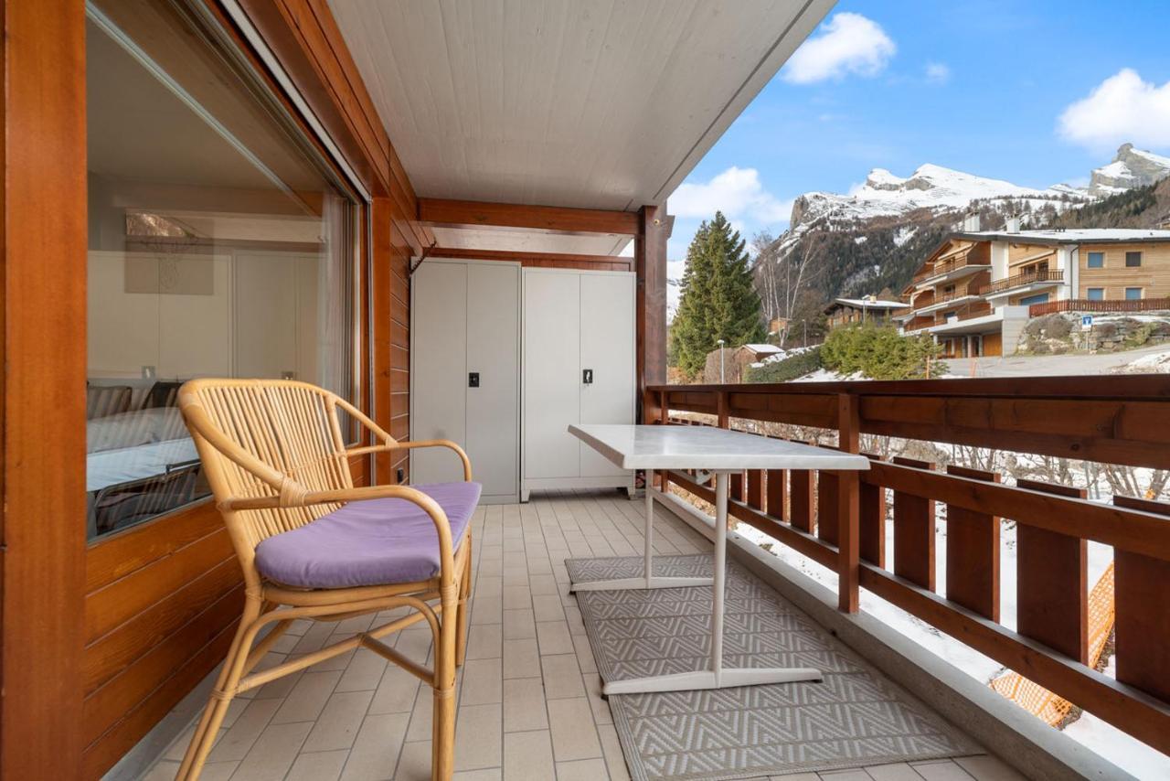 Charmant Studio Renove Situe Dans Les Bains D'Ovronnaz, Immeuble Les Sources 외부 사진